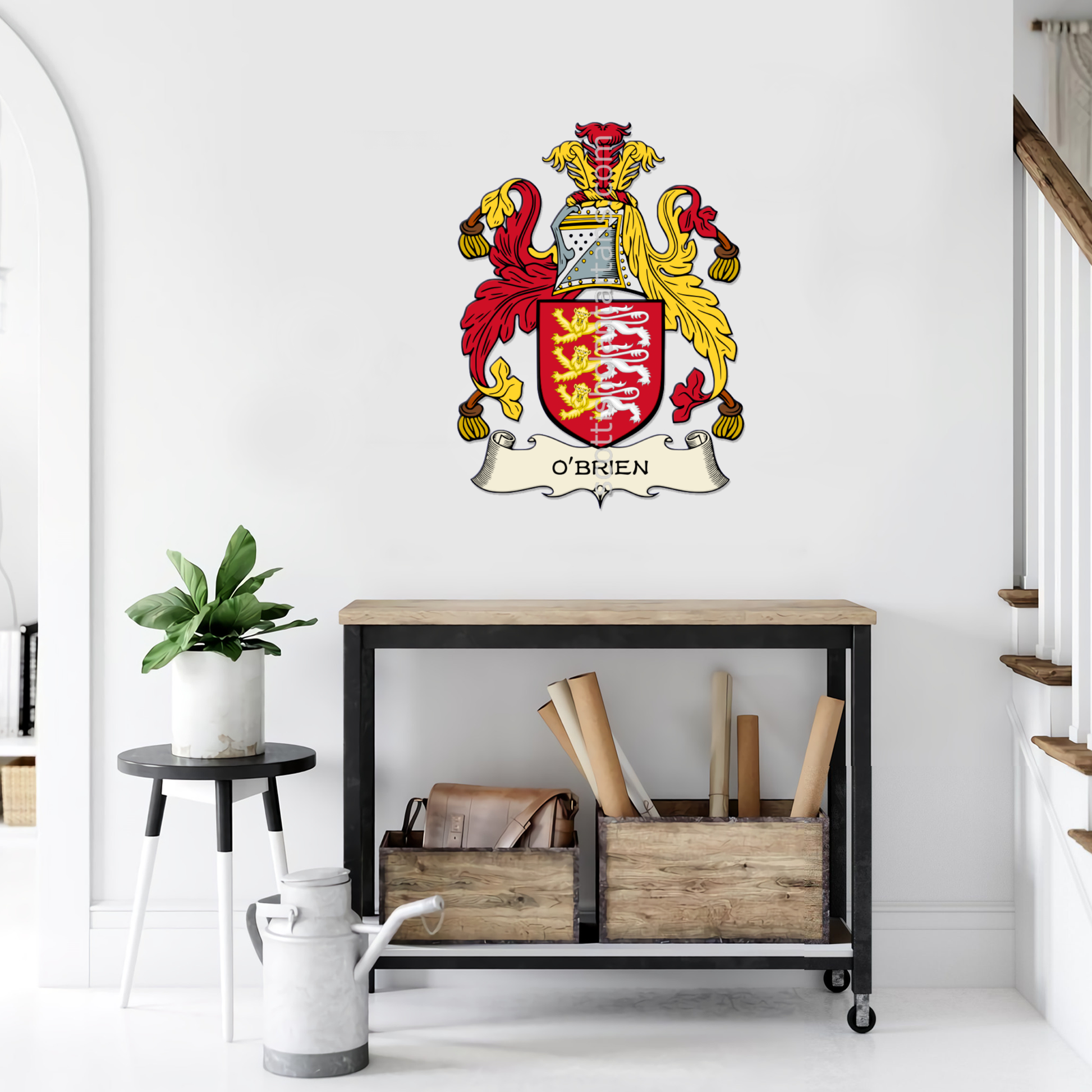 Irish Arms - O'Brien | Metal Wall Art