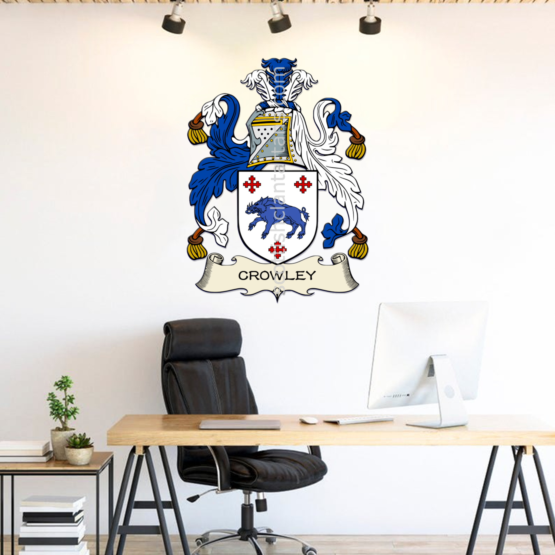 Irish Arms - Crowley | Metal Wall Art