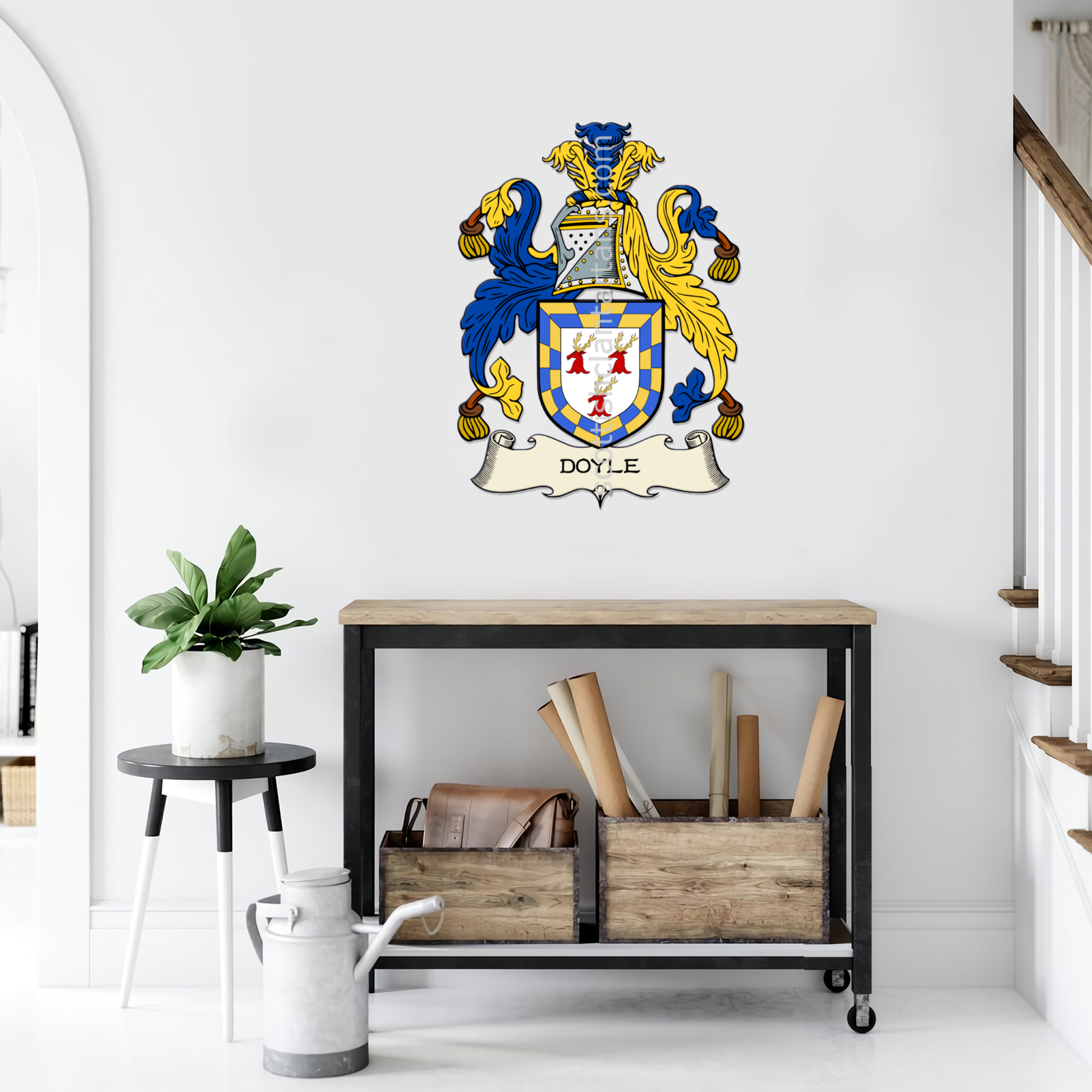 Irish Arms - Doyle | Metal Wall Art