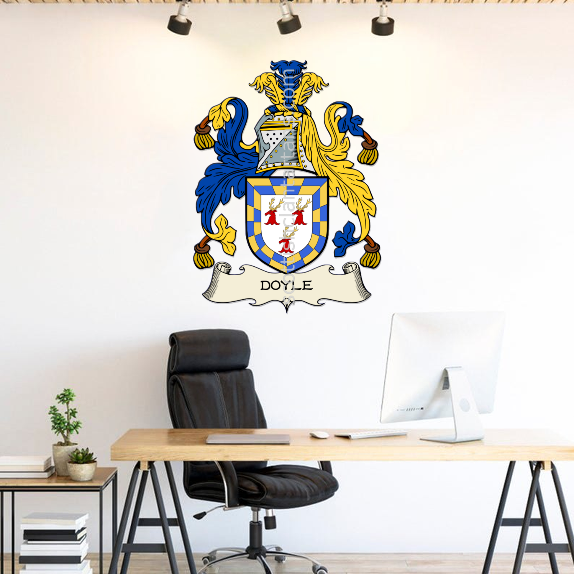 Irish Arms - Doyle | Metal Wall Art