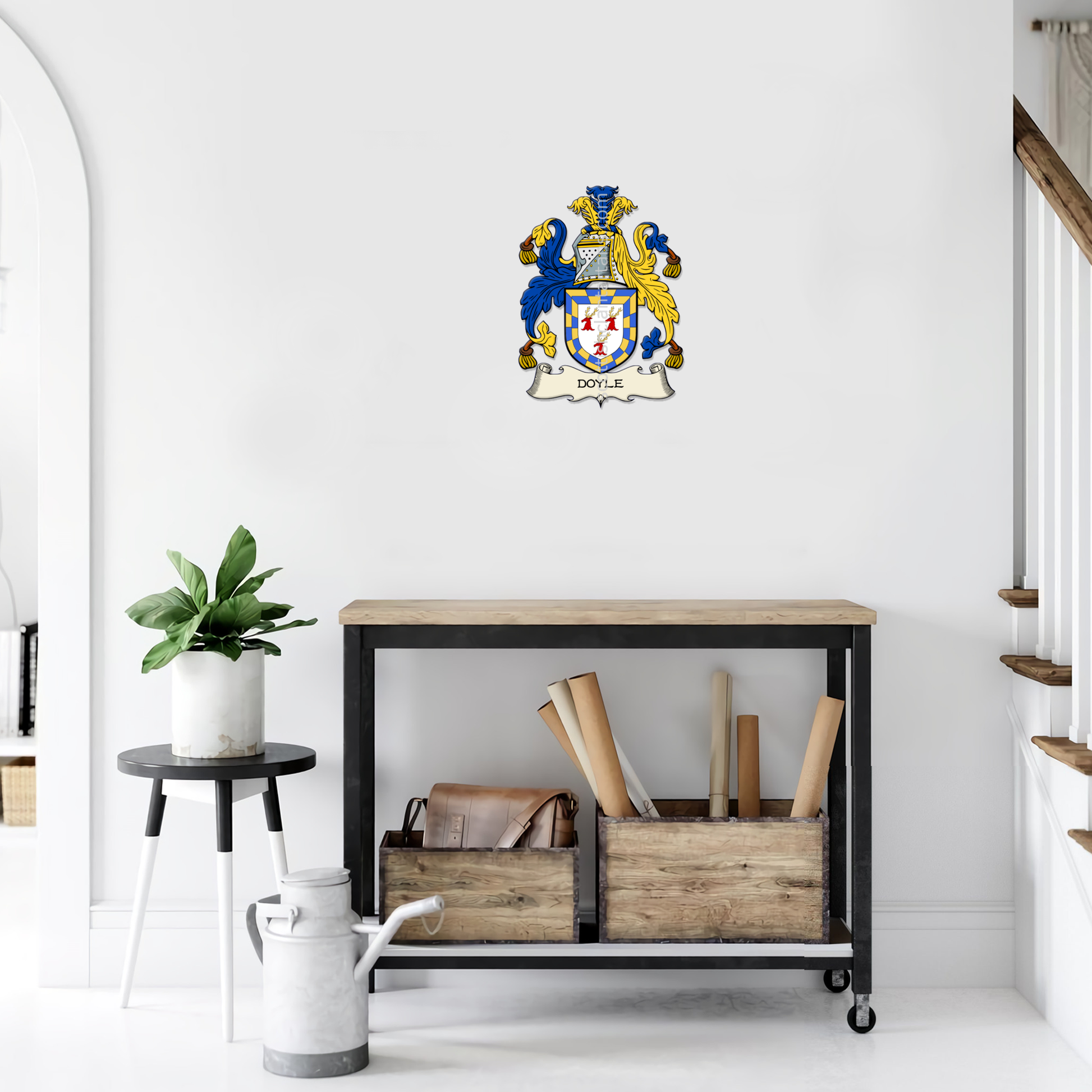 Irish Arms - Doyle | Metal Wall Art