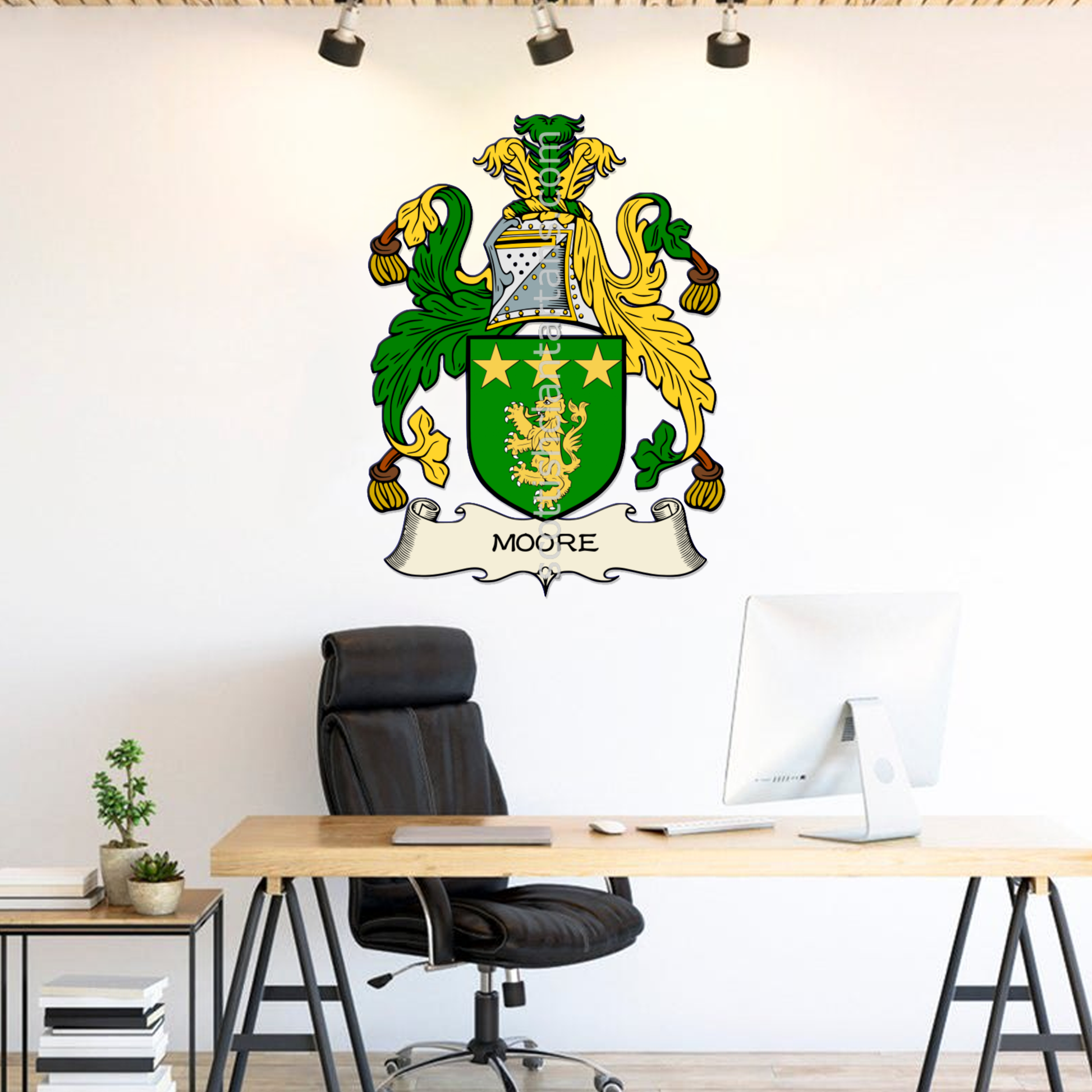 Irish Arms - Moore | Metal Wall Art