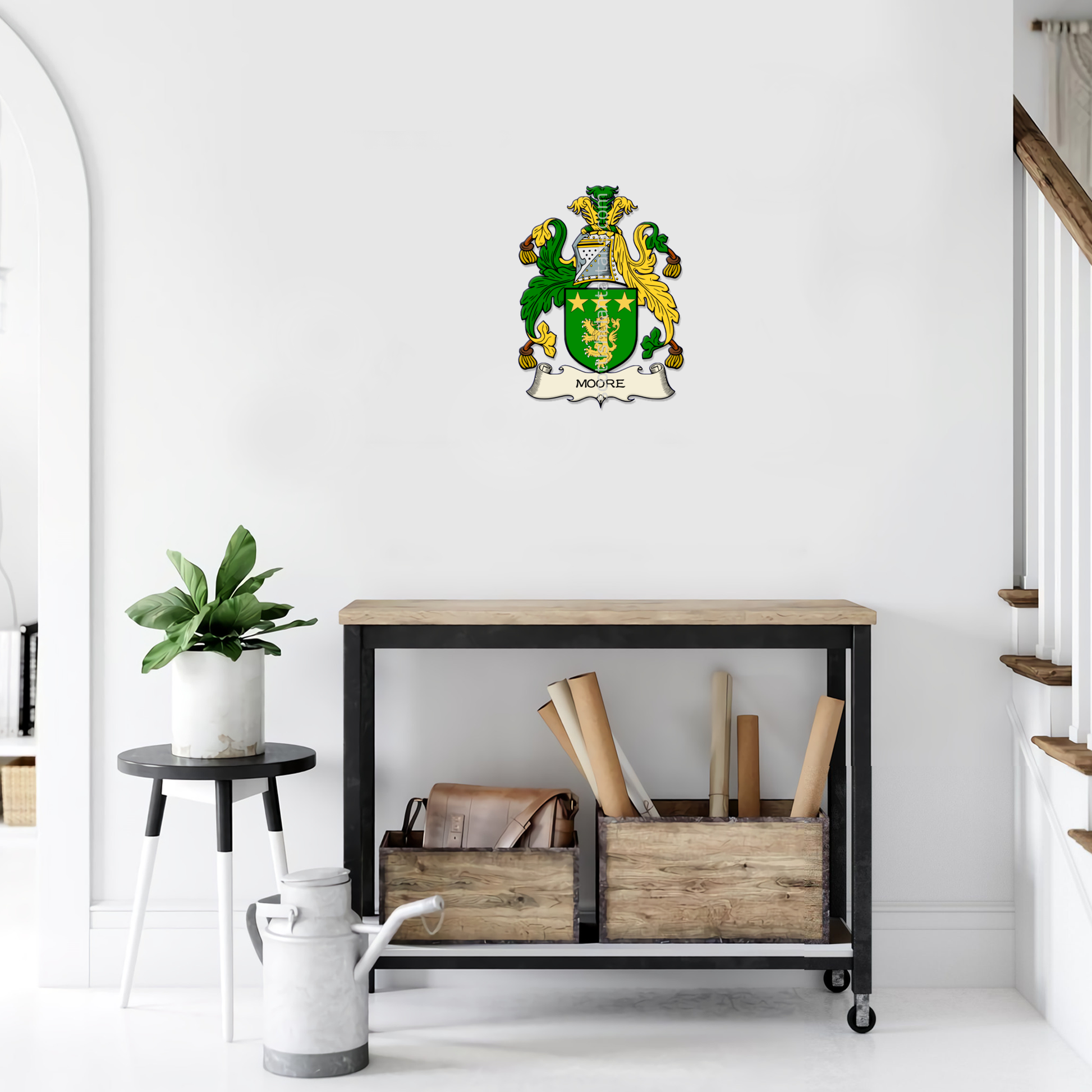 Irish Arms - Moore | Metal Wall Art
