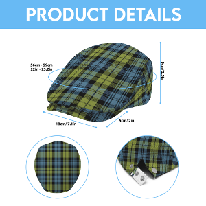 Clan Campbell Tartan Flat Cap