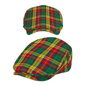 Clan Buchanan Tartan Flat Cap