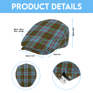 Clan Anderson Tartan Flat Cap