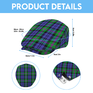 Clan Baird Tartan Flat Cap