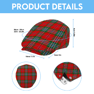 Clan MacLean Tartan Flat Cap