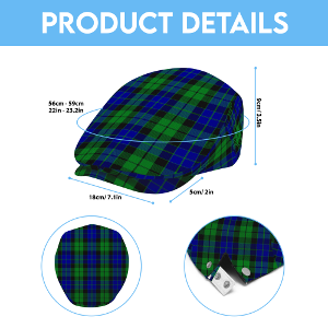 Clan MacKay Tartan Flat Cap