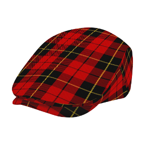 Clan Wallace Tartan Flat Cap