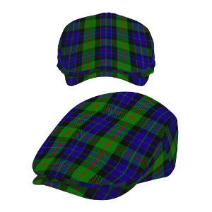 Clan Gunn Tartan Flat Cap