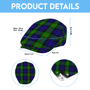 Clan Gunn Tartan Flat Cap