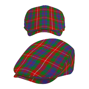 Clan Fraser Tartan Flat Cap