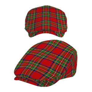 Clan Stewart Tartan Flat Cap