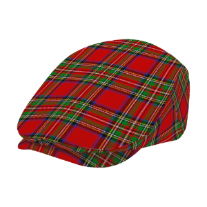 Clan Stewart Tartan Flat Cap