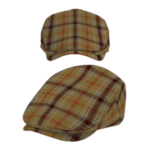 Irish O'Keeffe Tartan Flat Cap