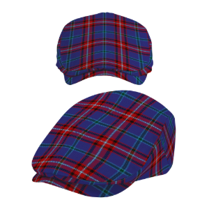 Clan Glenn Tartan Flat Cap