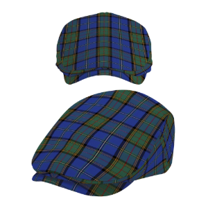 US State - Nebraska Tartan Flat Cap
