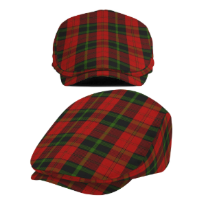 Rosser of Wales Tartan Flat Cap