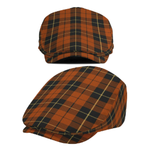 Clan Wallace Ancient Tartan Flat Cap