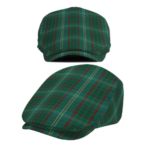 Irish County Armagh Tartan Flat Cap