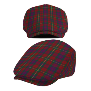 Irish County Clare Tartan Flat Cap