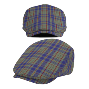 Irish County Kildare Tartan Flat Cap