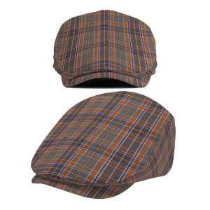 Irish County Leitrim Tartan Flat Cap
