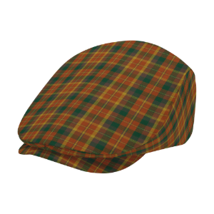 Irish County Monaghan Tartan Flat Cap