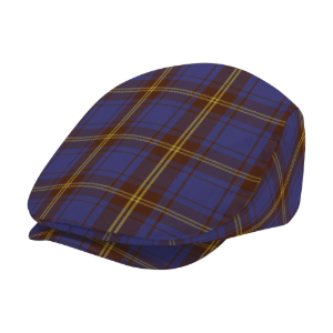 Irish County Sligo Tartan Flat Cap