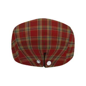 Irish County Tyrone Tartan Flat Cap