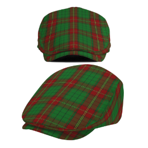 Irish Province Ulster Red Tartan Flat Cap