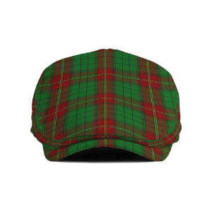 Irish Province Ulster Red Tartan Flat Cap