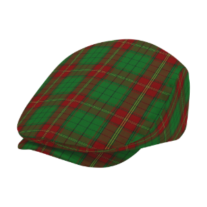 Irish Province Ulster Red Tartan Flat Cap