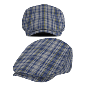 English County - Yorkshire Tartan Flat Cap