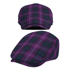 Scotland Forever Tartan Flat Cap