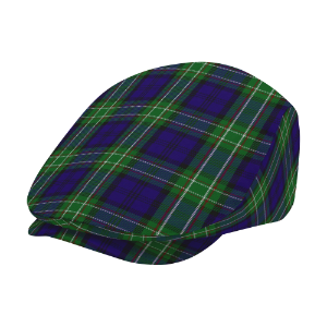 Clan MacAllen Tartan Flat Cap