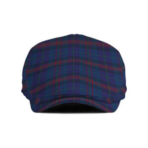 Hughes of Wales Tartan Flat Cap
