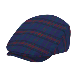 Hughes of Wales Tartan Flat Cap