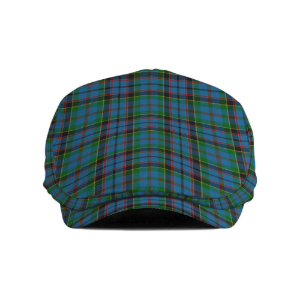 Clan Stinson Tartan Flat Cap