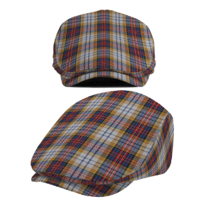 Clan MacInnes Hunting Tartan Flat Cap