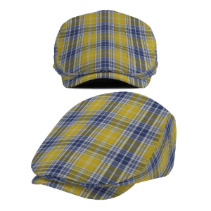 Spirit of Ukraine Tartan Flat Cap