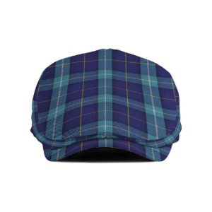 Blue Knights Tartan Flat Cap