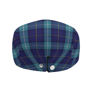 Blue Knights Tartan Flat Cap