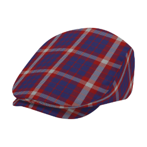 US Coast Guard Tartan Flat Cap