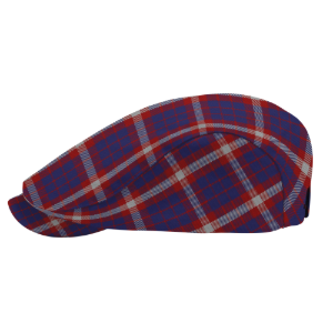 US Coast Guard Tartan Flat Cap