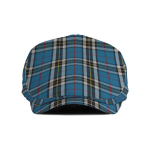 Clan Thomson Dress Blue Tartan Flat Cap