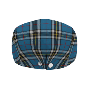 Clan Thomson Dress Blue Tartan Flat Cap