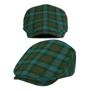 Clan Ross Hunting Blue Tartan Flat Cap