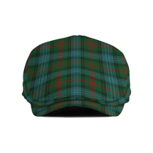 Clan Ross Hunting Blue Tartan Flat Cap